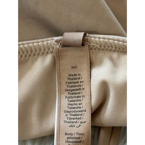 Skims Fits Everybody Back Smoothing Full Coverage Bra Clay Size 34C - Picture 11 of 11